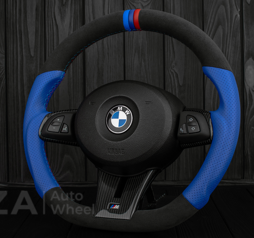 BMW Steering Wheel Z4M M Roadster Carbon fiber Z4 M E85 E86 2006-2008 Blue - Bild 3 von 20