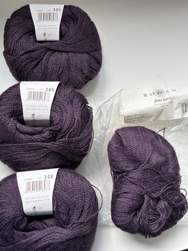Rowan fine lace yarn x 4 - Picture 5 of 6