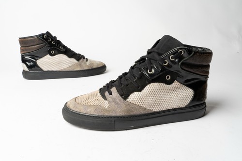 Balenciaga Arena Herren Schwarz Beige High Top Sneaker Größe EU 42 / US 9 - Bild 2 von 16