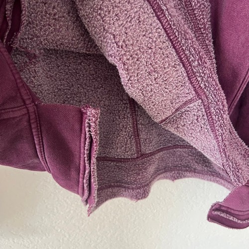 Sudadera con Capucha Free People Zuma Pullover S Púrpura Súper Suave Boho - Imagen 6 de 9