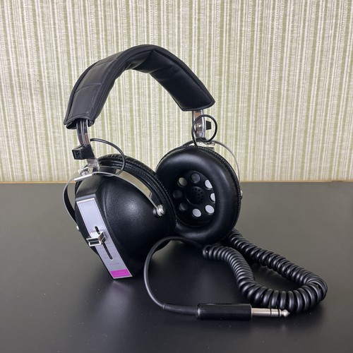 Quadraflex 30 Vintage Headphones Mono & Stereo Volume control Coil cable