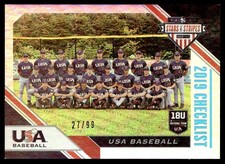 2020 Panini USA Stars & Stripes Base Longevity Holo Foil (Hobby) 18U Team