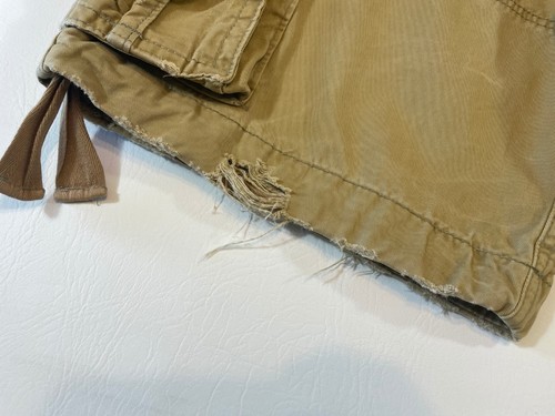 Abercrombie & Fitch Pantaloncini Cargo Button Fly Distressed, Uomo Taglia 32, E24GY3 - Foto 4 di 9