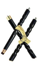 Designer Wooden Walking Stick with Brass Handle Gift for Men  Women 37 inch