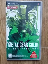 PSP Metal Gear Solid Bande Dessinee Playstation Portable Japan