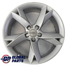 Audi A5 8T Silver Wheel Alloy Rim 19" 8.5J ET:32 Star Spoke 8T0601025F