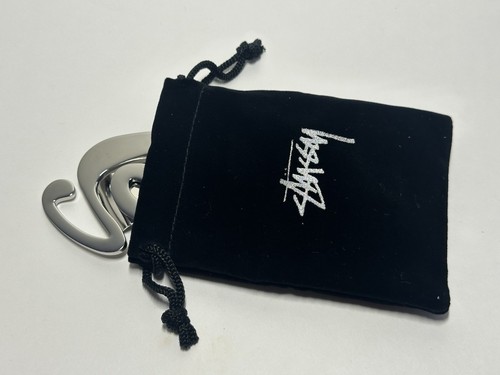 CLIP PARA DINERO DE ACERO INOXIDABLE STUSSY SWIRLY S *¡TOTALMENTE NUEVO! - Imagen 3 de 16