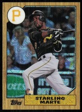 2017 Topps Silver Pack Mojo 1987 Design Starling Marte Pirates #87-SMR