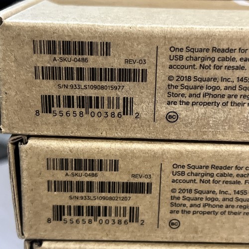 x13 SQUARE READER A-SKU-0486 KREDITKARTEN- UND CHIPLESER - Bild 4 von 4