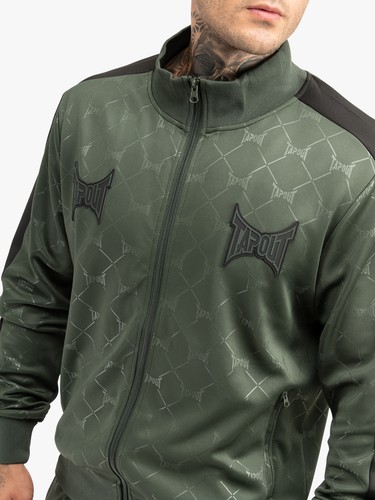 Tapout Punkass Trainingsanzug Herren Jogginganzug Olive Black 47420 - Bild 3 von 8