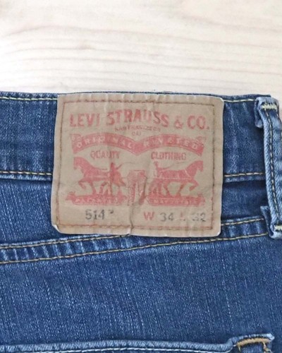Levi's 514 Herren Jeans Hose W34 L32 Slim Straight Fit P589 - Bild 3 von 3