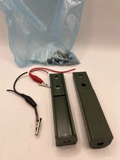 Military Surplus Static Grounding Kit w/ Alligator Clips & Mounting Brackets 