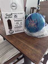 NEW - NIB 15lb DV8 " WICKED COLLISION " UNDRILLED