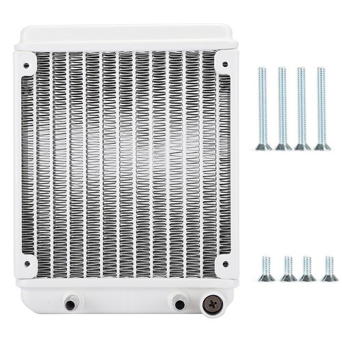 Wärmetauscher Kühler G1/4 Aluminium Wasser Wärmekühler Wärmetauscher - Afbeelding 4 van 11
