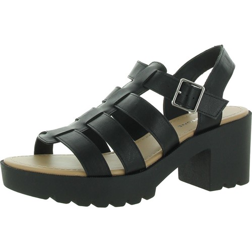 Sun + Stone Daisee Damenschuhe schwarz Blockabsatz 11 Medium (B, M) BHFO 1231