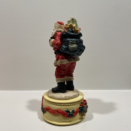 2 statuine Babbo Natale vintage vecchio mondo - decorazione natalizia dipinte a mano - Foto 4 di 19