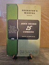 John Deere 25 Combine OMH35954 Operators Manual Book