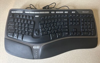 Microsoft Natural Ergonomic Keyboard 4000 v1 1048 KU-0462 - Tested & Working