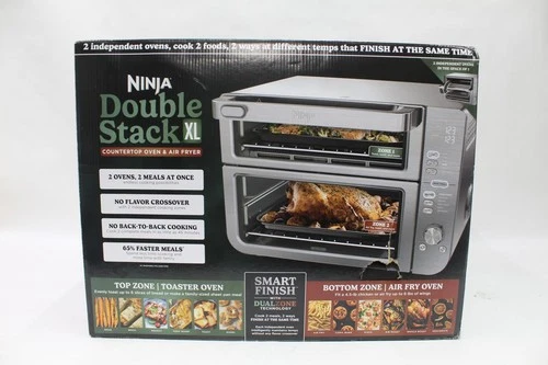 Ninja Double Stack XL Countertop Oven and Air Fryer with SmartFinish, DCT601