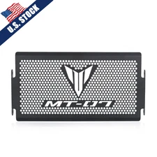 Black For Yamaha MT-07/MT07 2014-2024 Motorcycle Alu Radiator Grille Guard Cover