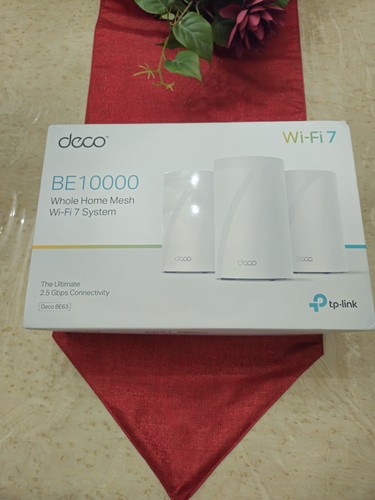 TP-Link Deco BE63 WiFi 7 Mesh System 3-Pack | Tri-Band 10Gb Multi-Gig | Open Box - Picture 2 of 9