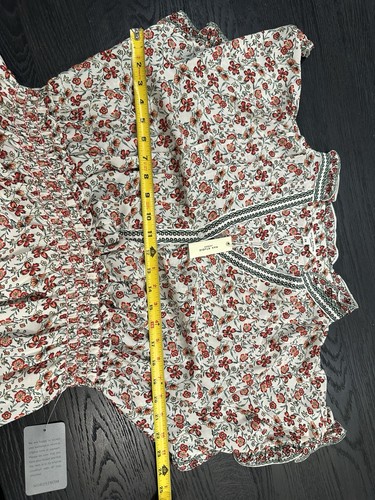 Maxi Vestido Max Extudio Floral Manga Acampanada En Niveles Talla 2X - Imagen 7 de 7