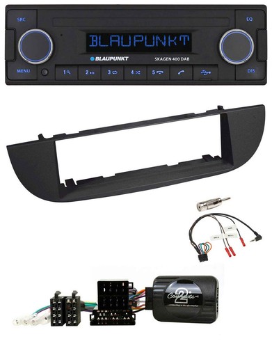 Blaupunkt DAB USB Bluetooth Lenkrad Autoradio für Fiat 500 ab 2007 schwarz - Bild 1 von 9