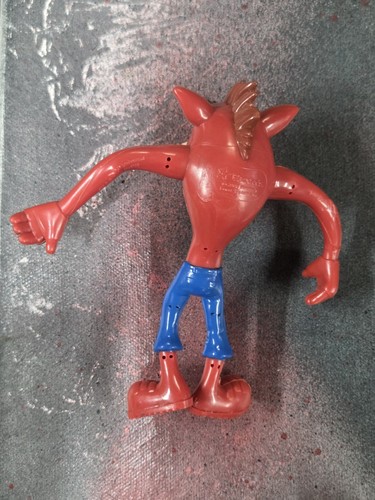 Modellino Hardees Crash Bandicoot Bendy 2001 vintage - Foto 3 di 3