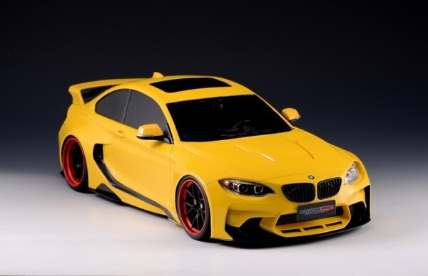 BMW M235i DarwinPRO Black Sails 1:18, modèle réduit exclusif GLM - 2