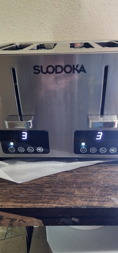 Slodoka  4-slice Digital Toaster Stainless Steel - Picture 5 of 6