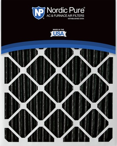 18x24x1 (17_1/2x23_1/2) Furnace Air Filters MERV 12 Pleated Plus Carbon 3 Pack - Picture 2 of 7