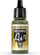 Vallejo Model Air CAMO LIGTH GREEN 17ml - Hobby and Model Acrylic Paint - 71006