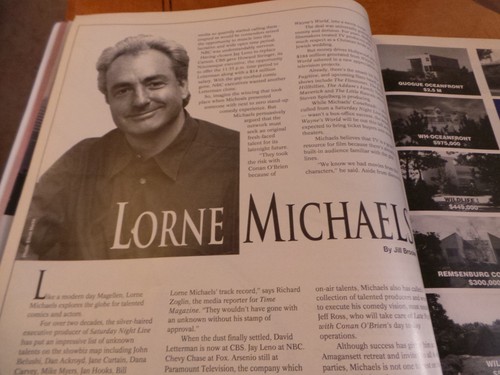 rare Hamptons Magazine model Vendela; Peter Beard; Lorne Michaels 1993 NF - Picture 7 of 18