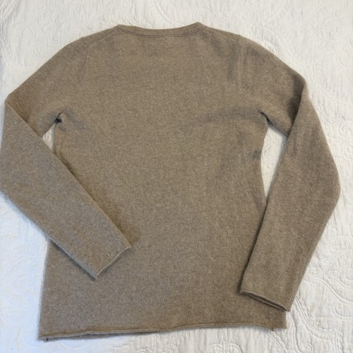 J. Crew Women's 100% Cashmere Sweater  Size L Camel Beige For CRAFTS - AS IS - Bild 1 von 5