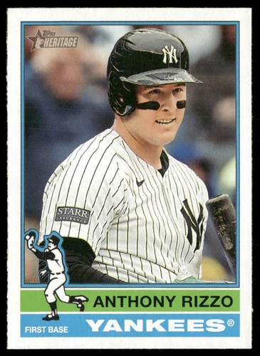 2025 Topps Heritage #302 Anthony Rizzo  - Picture 1 of 2