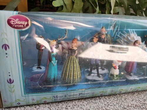 Mega estatuilla Frozen Disney Store juego de 20 piezas. Juego de adornos para pasteles - Imagen 2 de 5
