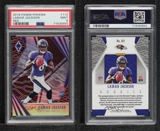 2018 Panini Phoenix Rookies Red /299 Lamar Jackson #112 PSA 9 MINT Rookie RC
