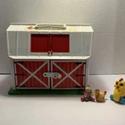 Vintage 1986 Fisher Price Little People Family Play Farm Barn Toy