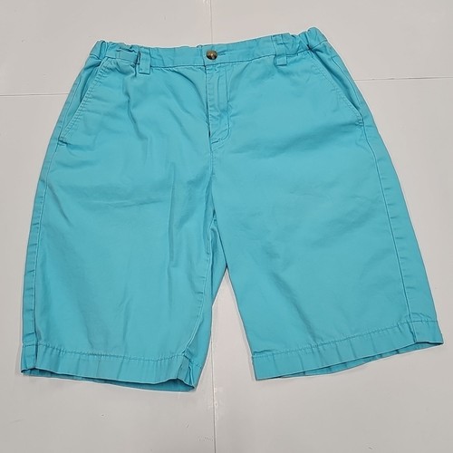 Vineyard Vines Blue Casual Flat Front Shorts Youth Boys 18 Good Condition - Picture 1 of 11