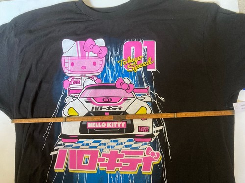 Hello Kitty NASCAR T Shirt Men's Unisex Size 2XL Japanese Tokyo Speed Racing - Picture 9 of 12