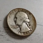 1941-S Washington Quarter 90% Silver