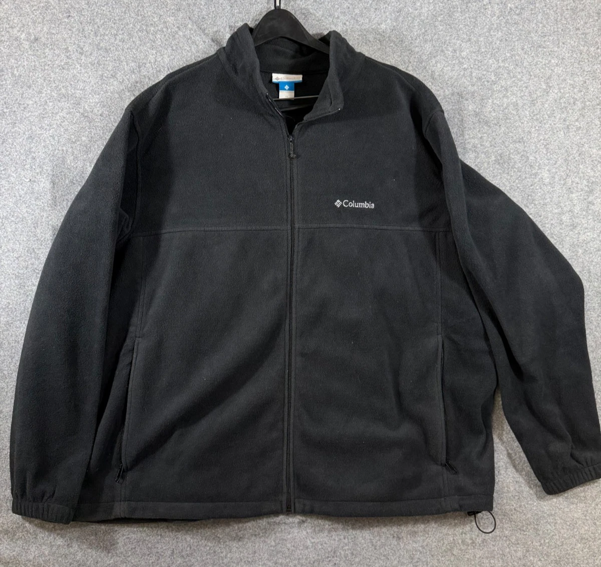 Columbia Steens Mountain 2.0 Fleece Jacket Mens 4X Black Full Zip Stand-Up Neck image 1