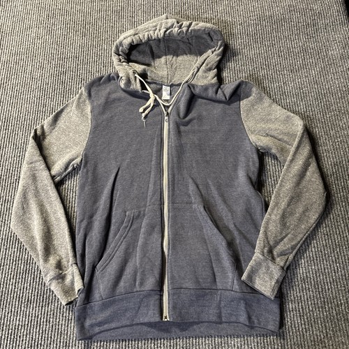 Alternative Jacket Men’s L Blue Grey Zip Up Hoodie