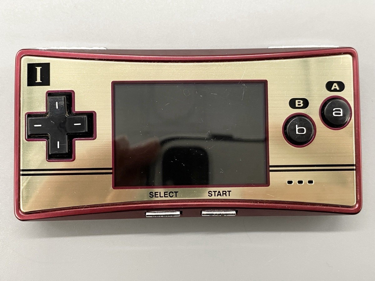 Nintendo Game Boy Micro Famicom Console - Red/Gold for sale online