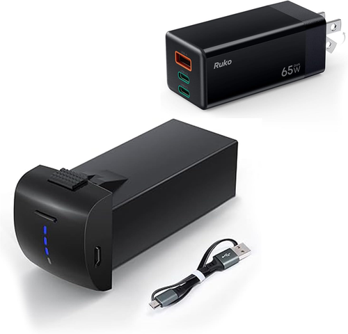 Ruko PD65W USB C Charger, 3-Port Gan Fast Charger Block and F11MINI Replacement
