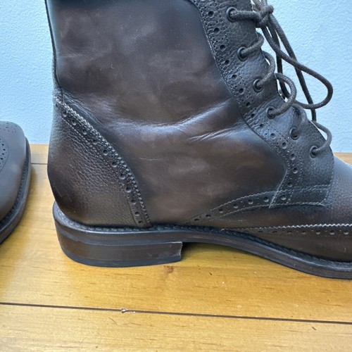 Thursday Boot Co Herren Größe 12 Budapester Braun Leder Stiefel 2142-0038 - Bild 11 von 13