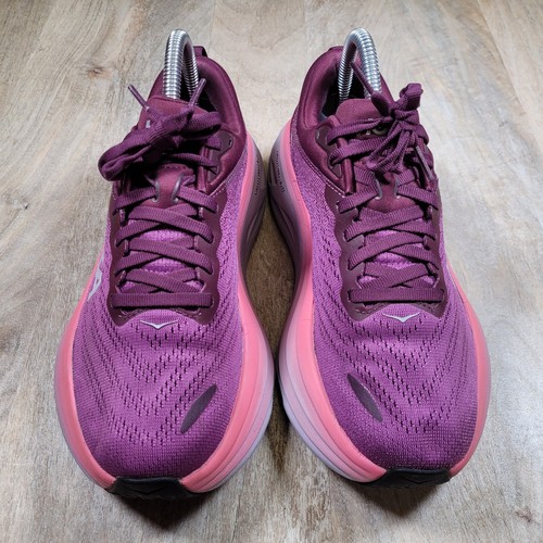 Hoka One One Bondi 8 Damengröße 7 B (Medium) Laufschuhe beere - Bild 4 von 14