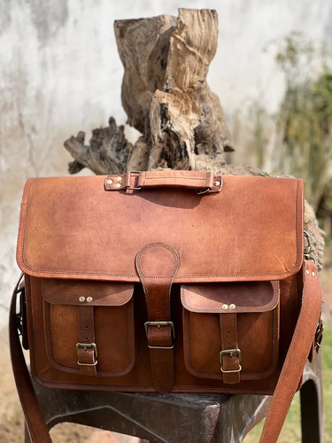 Nuevo maletín de cuero bolso de trabajo bolso de hombro BOLSO Messenger UNI BOLSO - Imagen 7 de 15