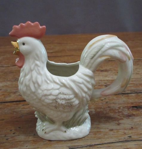 Lenox Rise 'n Shine Rooster Salt Pepper Shakers Sugar Bowl Creamer Set EUC - Picture 13 of 18