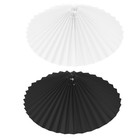  2 Pcs Umbrella Pleated Lampshade Table Shades for Bell Candelabra
